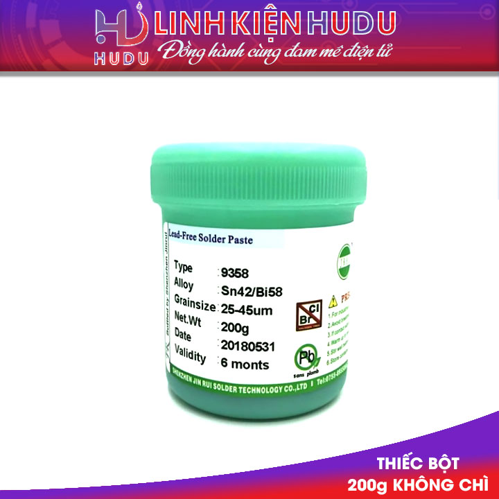 Thiếc bột 200g không chì cao cấp