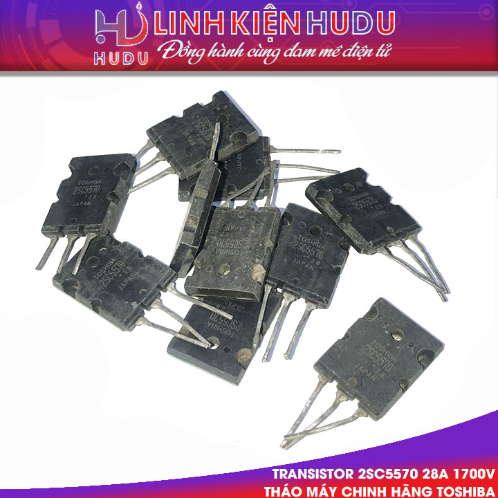 TOSHIBA TRANSISTOR 2SC5570 C5570 5570 28A 1700V TO-3P THÁO MÁY