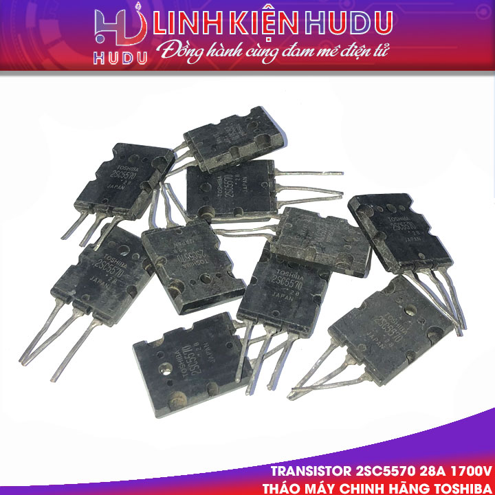 TOSHIBA TRANSISTOR 2SC5570 C5570 5570 28A 1700V TO-3P THÁO MÁY