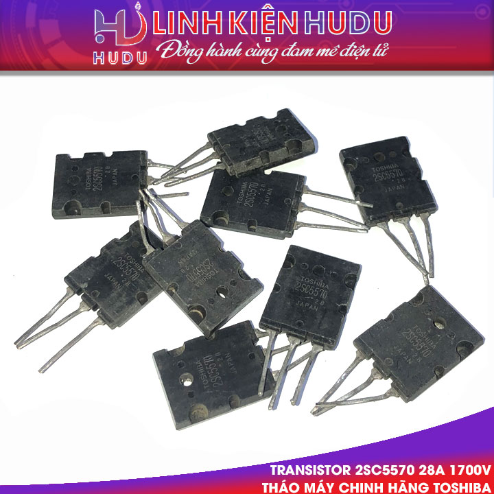 TOSHIBA TRANSISTOR 2SC5570 C5570 5570 28A 1700V TO-3P THÁO MÁY