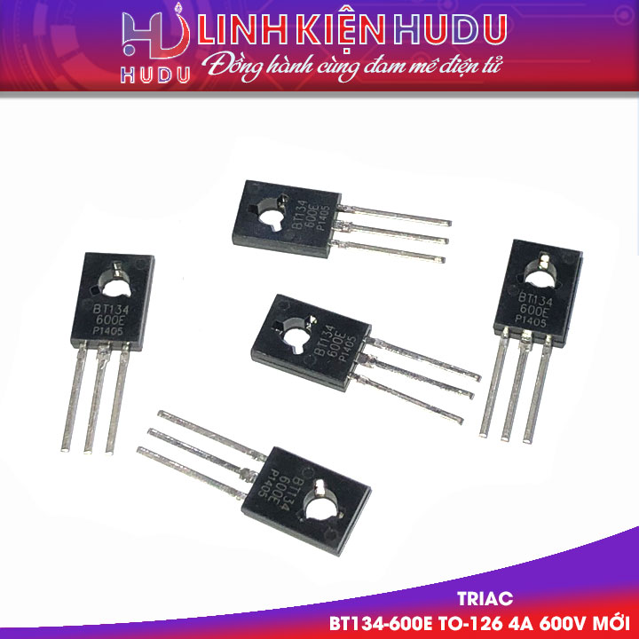 TRIAC BT134-600E 600V TO-126 4A MỚI