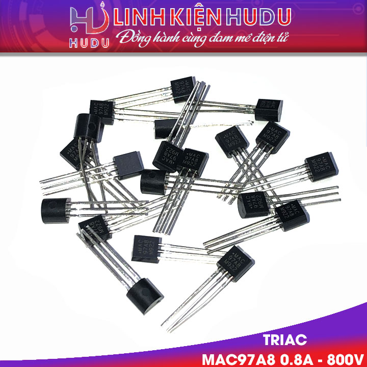 TRIAC CẮM MAC97A8 97A8 TO-92 0.8A 800V