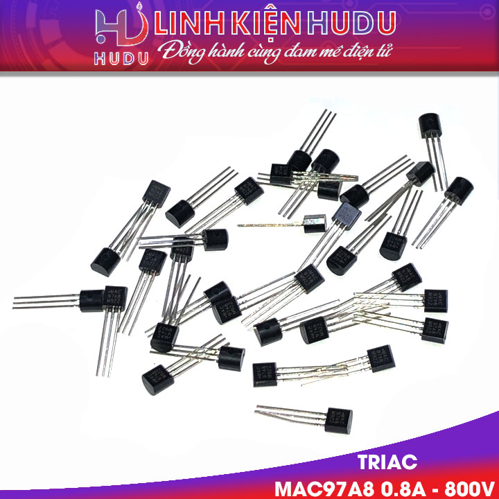 TRIAC CẮM MAC97A8 97A8 TO-92 0.8A 800V