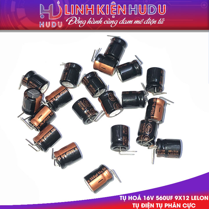 Tụ hoá 16V 560UF 9x12 LELON