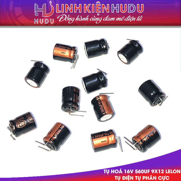 Tụ hoá 16V 560UF 9x12 LELON