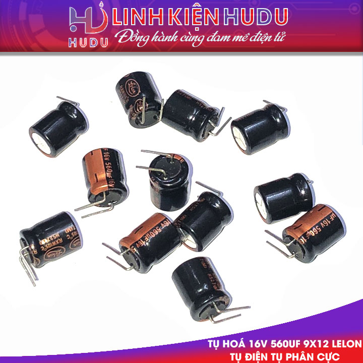 Tụ hoá 16V 560UF 9x12 LELON