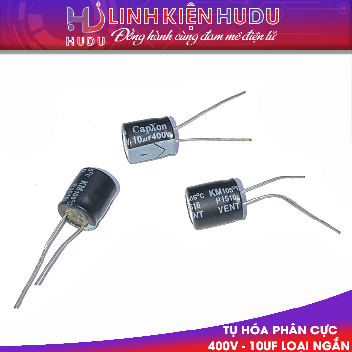 Tụ hóa 400V - 10UF loại ngắn