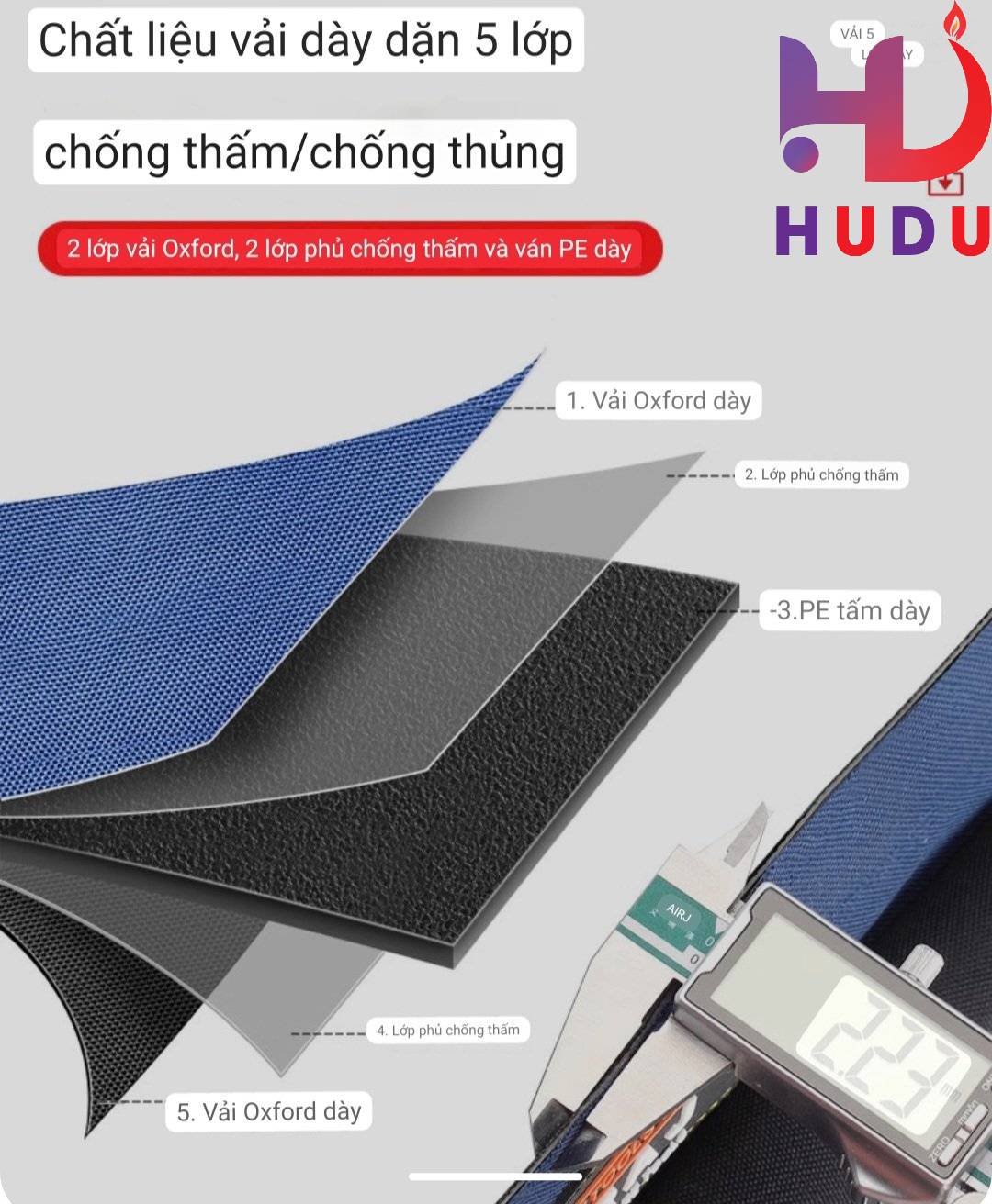 Túi đựng đồ nghề ARIAJ - 3215 - xuất Nhật 19inch đế thường (43-24-30cm)