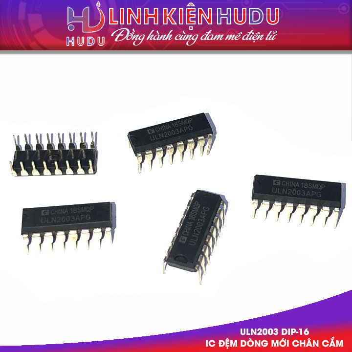 ULN2003 DIP-16 mới chân cắm