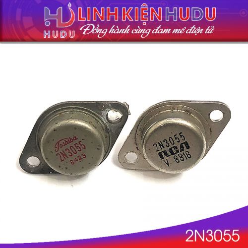 2N3055 TRANSISTOR NPN 15A 100V TO3 RCA HÀNG THÁO MÁY ZIN