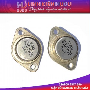 Cặp sò sắt Sanken 2SA909 2SC1586 tháo máy