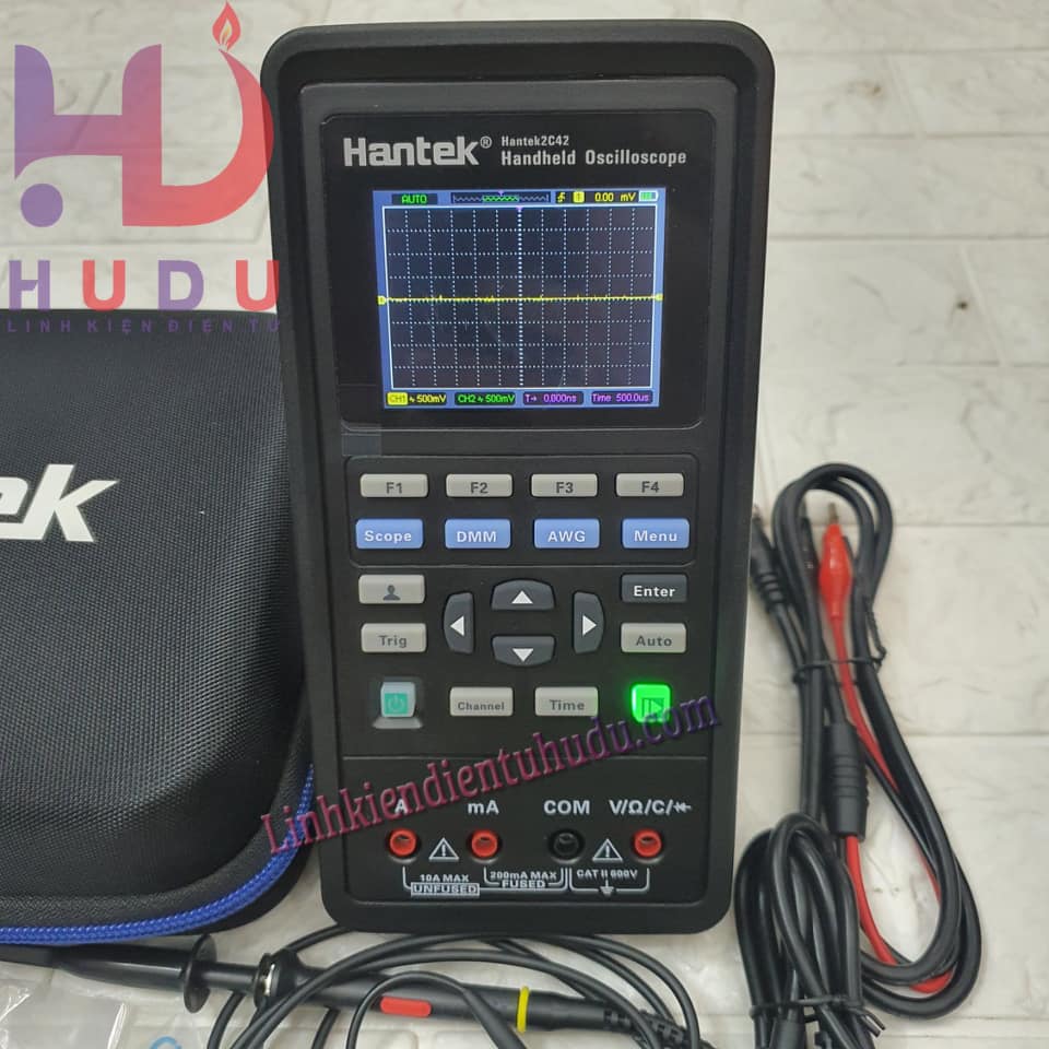 Review máy hiện sóng Hantek 2C42