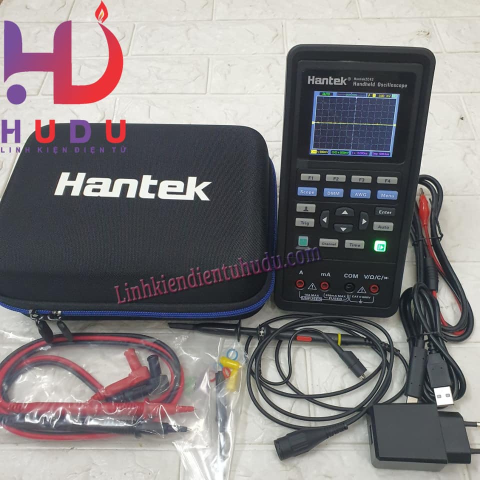 Review máy hiện sóng Hantek 2C42