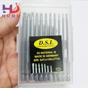 BỘ 11 ĐẦU BẮN VÍT DSL HOA THỊ DÀI 10CM CAO CẤP