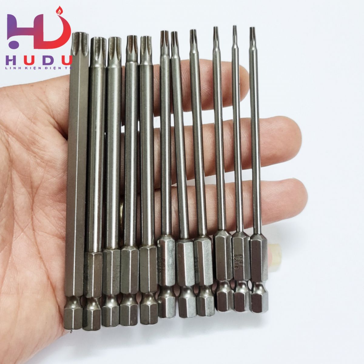 Linh kiện Hudu cam kết cung cấp bộ bắn vít 11 đầu chất lượng, giá tốt
