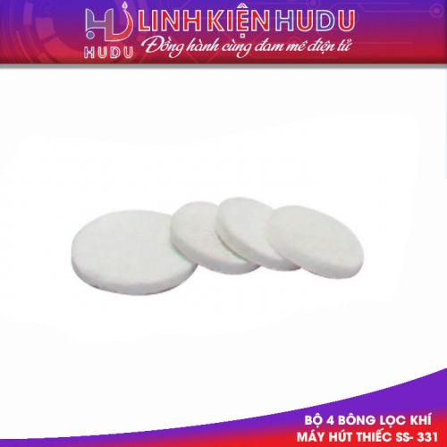 Bộ 4 bông lọc khí máy hút thiếc SS- 331