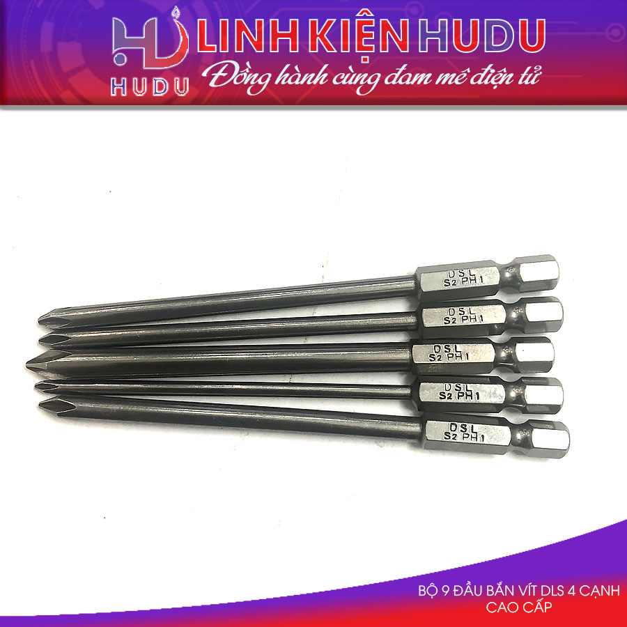 bo 9 dau vit dsl 4 cạnh dài