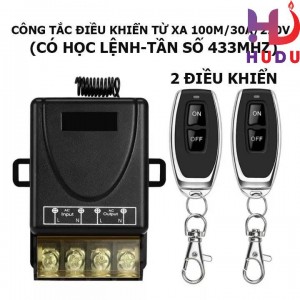 Bộ điều khiển từ xa 100M - 30A 2 tay khiển