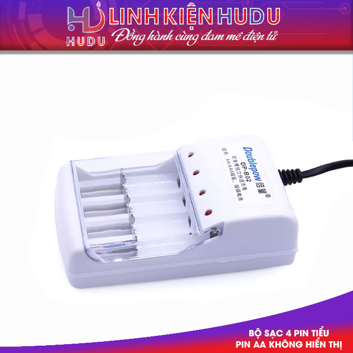 Sạc 4 pin không hiển thị