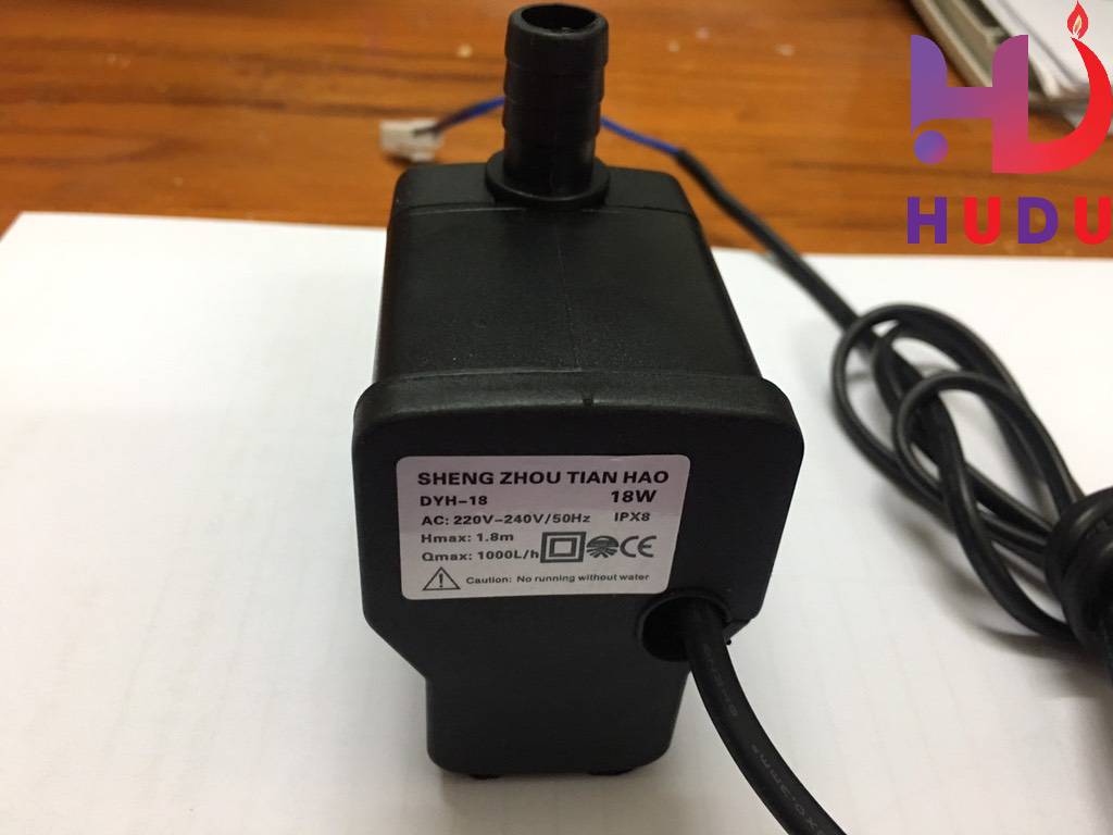 Linh kiện Hudu cung cấp bơm quạt nước SHENG ZHOU 18W đảm bảo chất lượng tốt