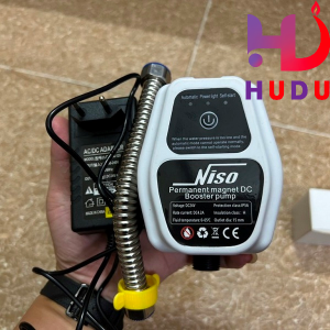 Bơm tăng áp mini Niso trắng