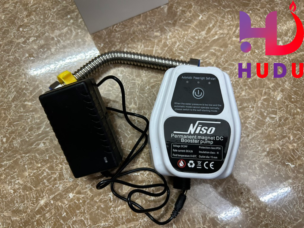 Linh kiện Hudu cung cấp Bơm tăng áp mini Niso trắng đảm bảo chất lượng tốt