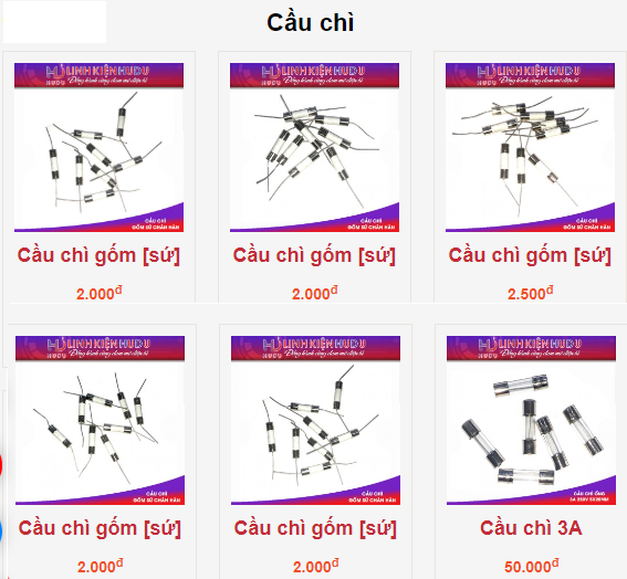 Địa chỉ mua cầu chì ở đâu uy tín, giá tốt