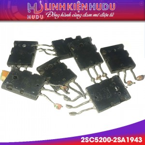 5 CẶP SÒ ÂM THANH [2SA1943 2SC5200]  5200 – 1943 THÁO MÁY