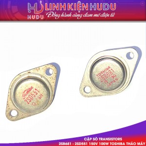 Toshiba 2SB681 - 2SD551 tháo máy