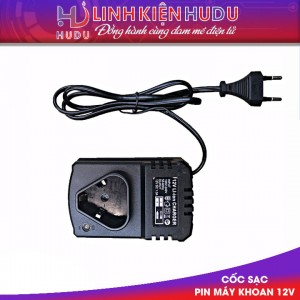 Cốc sạc pin máy khoan 12V