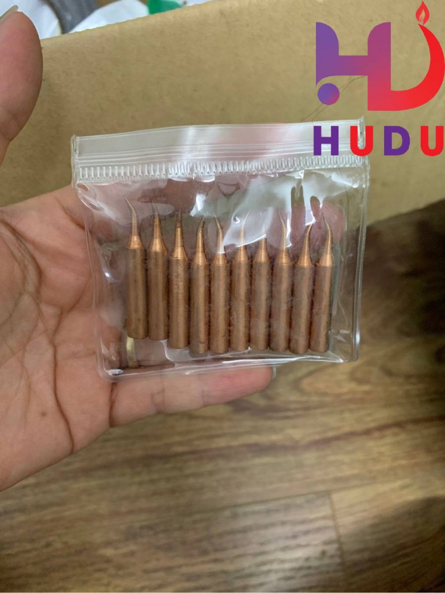 Sản phẩm combo 10 mũi hàn đồng cho mỏ hàn nhiệt 936