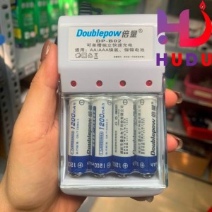 Combo Bộ sạc + pin AA AAA Doublepow 1200mah chính hãng