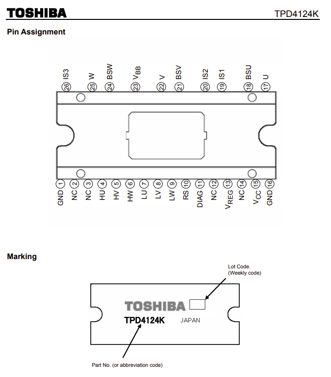 datasheet TPD4124K
