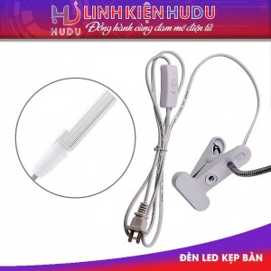 Đèn Led kẹp bàn màu trắng