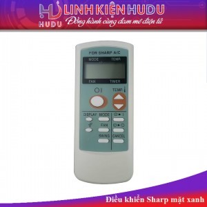 Điều khiển Sharp mặt xanh 