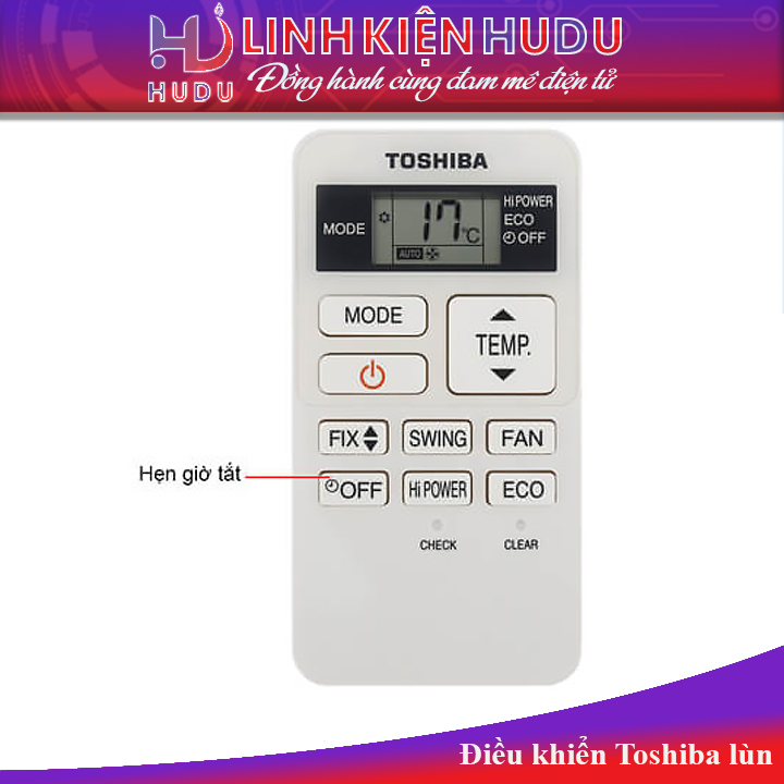 ĐIỀU KHIỂN TOSHIBA LÙN