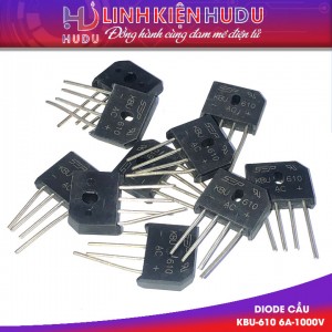 Diode cầu KBU-610 6A-1000V