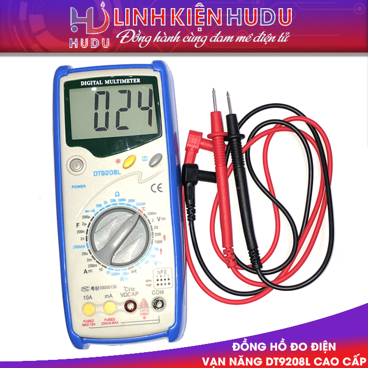 ĐỒNG HỒ VẠN NĂNG DT-9208L CAO CẤP