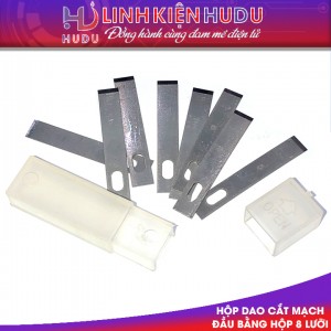 Hộp 8 lưỡi dao cắt mạch đầu bằng
