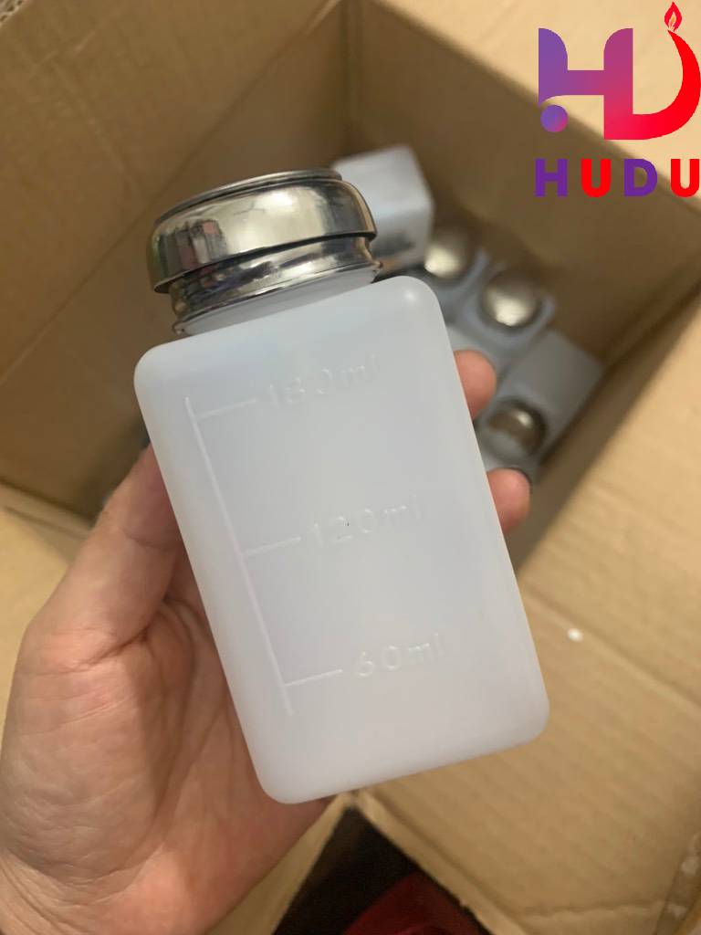 Linh kiện điện tử Hudu cung cấp hũ đựng xăng/ Nước rửa mạch loại 180ml Loại xịn đảm bảo chất lượng tốt