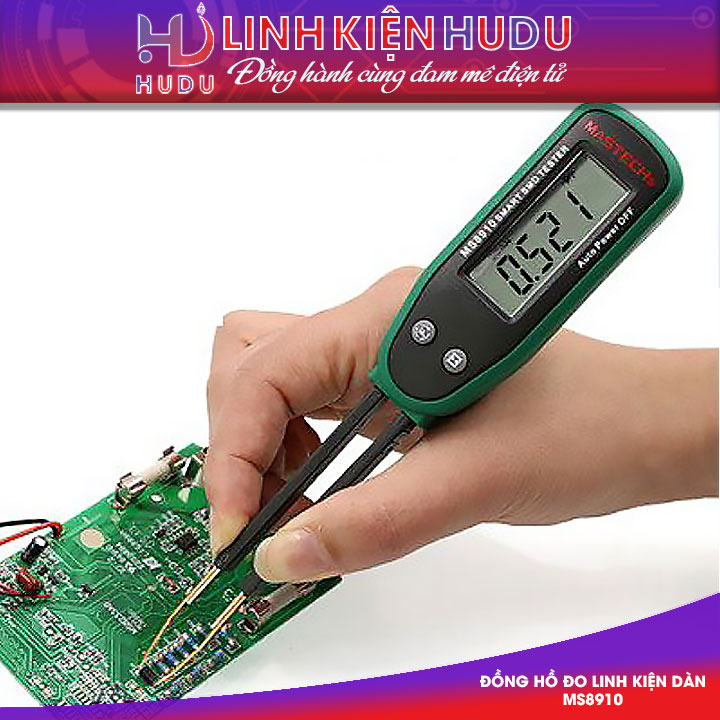 Đo linh kiện dán với đồng hồ đo linh kiện dán