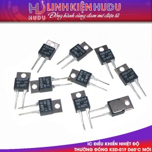 IC điều khiển nhiệt độ thường đóng KSD-01F D60°C mới