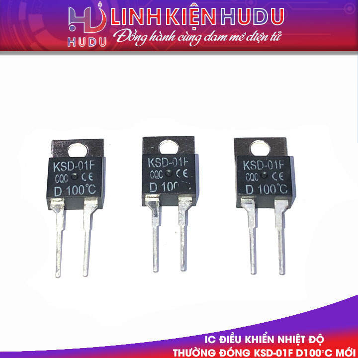 IC điều khiển nhiệt độ thường đóng KSD-01F D100°C mới