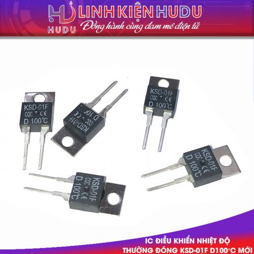 IC điều khiển nhiệt độ thường đóng KSD-01F D100°C mới