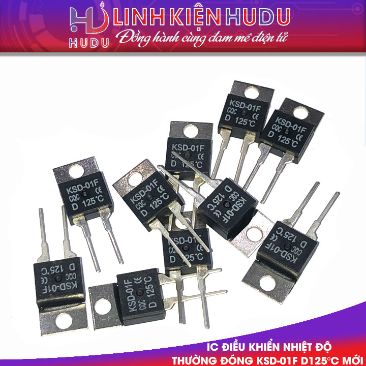 IC ĐIỀU KHIỂN NHIỆT ĐỘ THƯỜNG ĐÓNG KSD-01F D125°C MỚI