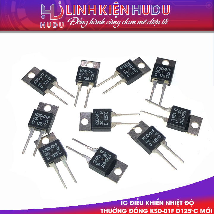 IC ĐIỀU KHIỂN NHIỆT ĐỘ THƯỜNG ĐÓNG KSD-01F D125°C MỚI