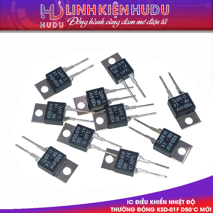 IC ĐIỀU KHIỂN NHIỆT ĐỘ THƯỜNG ĐÓNG KSD-01F D50°C MỚI