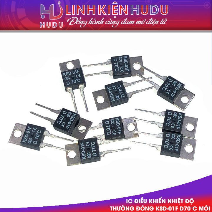 IC ĐIỀU KHIỂN NHIỆT ĐỘ THƯỜNG ĐÓNG KSD-01F D70°C MỚI