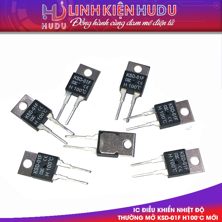 IC ĐIỀU KHIỂN NHIỆT ĐỘ THƯỜNG MỞ KSD-01F H100°C MỚI