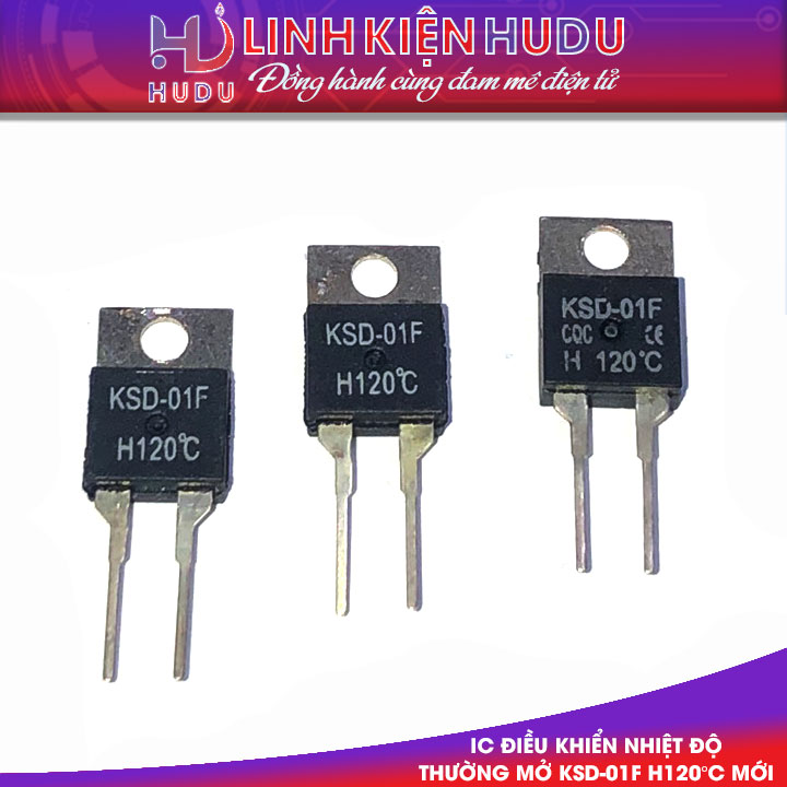 IC ĐIỀU KHIỂN NHIỆT ĐỘ THƯỜNG MỞ KSD-01F H120°C MỚI